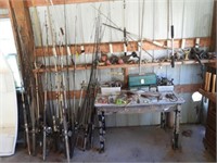 Large Fishing Lot to include over (30) fishing
