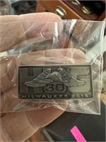 HARLEY DAVIDSON MOTORCYCLE PIN HOG 30