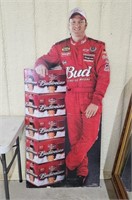 6ft Dale Earnhardt Jr Budweiser Cardboard Cutout