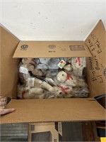 LARGE BOX OF MISC TEDDY BEARS