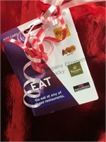 $25 Restaurant Gift Card
Gift card to be used at