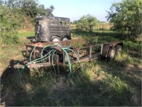 Flat bed 20 foot trailer