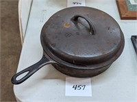 Wagner No. 8 Cast Iron Skillet with Lid