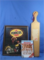 Sorority Paddle, Pennzoil Framed Poster