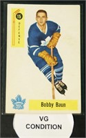 1958 Parkhurst #15 Bobby Baun Hockey Card