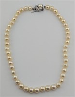 Vintage Hand Tied Akoya Cultured Pearl