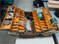 Tackle Box w/ reel and tackle