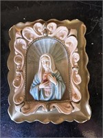 Vintage Sacred Heart Plaque