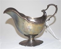 George V hallmarked silver jug