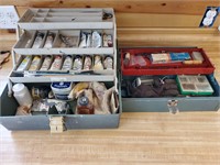 Tackle boxes and contents