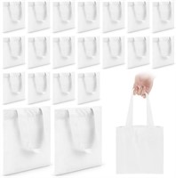 Amylove 24 Pcs Mini Tote Bag Sublimation Blank Can