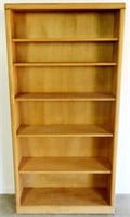 OAK BOOKCASE WITH 5 SHELVES