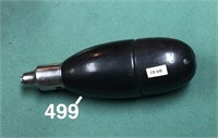 Unusual egg-shaped rosewood tool handle