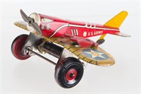 Marx No 712 Tin Litho Fighter Plane