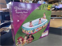 disney princess family pool 6f 7in, x 57" x 18.9 d