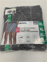 32 COOL SHORTS WOMENS 2 PAIRS SIZE XL