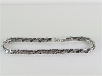 STERLING SILVER ELEGANT DANGLY BRACELET