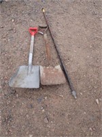 (2) Sq. Nose Shovels, Threaded Handle