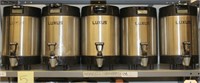 Shelf lot: 5 Luxus coffee/beverage dispensers