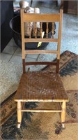 Oak Ladder & Spindle Back Rocker