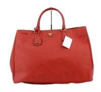 Prada Leather Handbag Tote