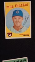 1959 Topps #474 Moe Thacker Chicago Cubs