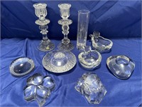 Group of crystal & glass items