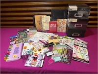 Scrap Booking Stickers, Photo Storage Boxes ++