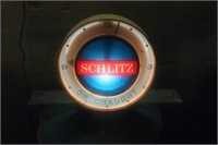 Lighted Schlitz Clock