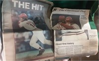 1980s The Cincinnati Post Reds Newspapers