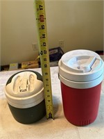 Igloo and rubbermaid water jugs/cooler