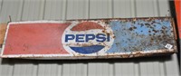 Tin Pepsi Cooler Front, 36" x 10"