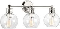 Progress Lighting  Vanity, 3 Light, Nickel