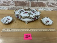 Vintage Rose Trinket ceramic & porcelin dishes