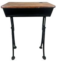 Circa mid 20th Century School Desk