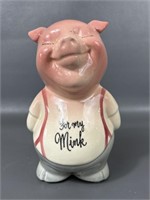 Vintage Royal Windsor Piggy Bank "For My Mink"