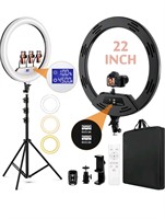 22" LED Ring Light, with 75" Tripod