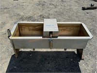 4' Stainless Tilting Water Trough w/ Float