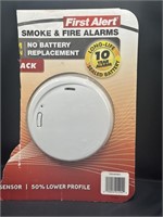 First Alert Smoke & Fire Alarm 1ct 10yr Alarm Life