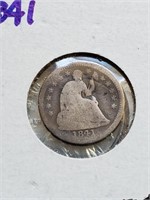 1941 Seated Liberty Half Dime