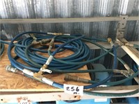 High Pressure Water Hose with Couplers and Valves