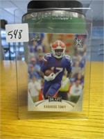 Kadarius Toney no.36  leaf trading card