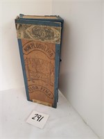 Early box with foreign writing on it