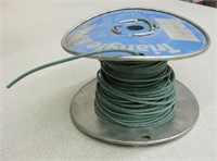 Partial Spool Of Green 14 AWG Stranded Wire