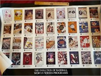 MLB Evolution of Baseball Posters