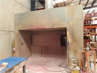 Spray Booth Steel 3.1m x 2.3m (Purchaser to disass