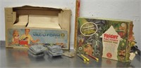 Incomplete vintage toy makers kits, see pics