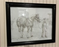 Cowboy Framed Art