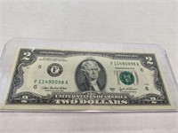 United States 2 Dollar Bill