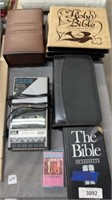 Cassette player, and Bible cassettes
